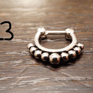 Septum Ring Nose Hoop Nose Ring Septum Clicker Nose Piercing