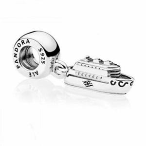 New S925 ALE Pandora Parks Exclusive Cruise Ship Charm Bead