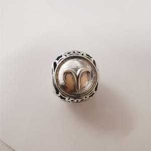 pandora zodiac star sign silver charm all 12 horoscope Aries