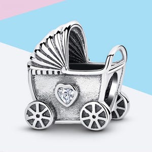 Pandora Baby pram charm S925 ALE