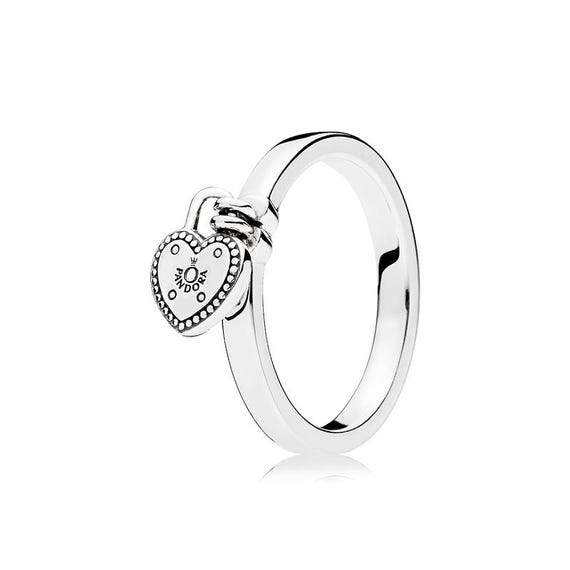 pandora パンドラ love locks Pandora Love Lock Ring S925 ALE - Etsy