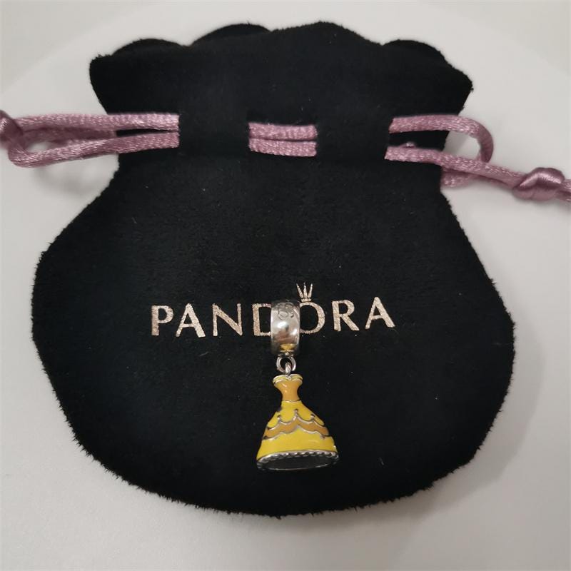 新品 シルバー パンドラ プリンセスドレス ダングルチャーム エール