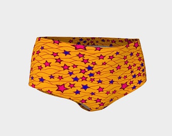 Yellow stars bikini bottom