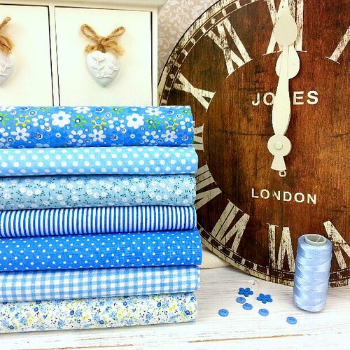 Fat Quarter Bundle Cotton Fabric Bundle Quilting Fabric Etsy UK