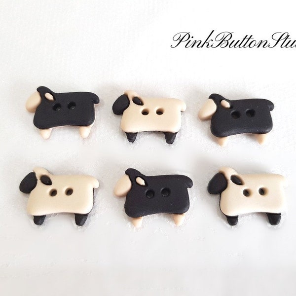 Novelty Sheep Buttons Etsy
