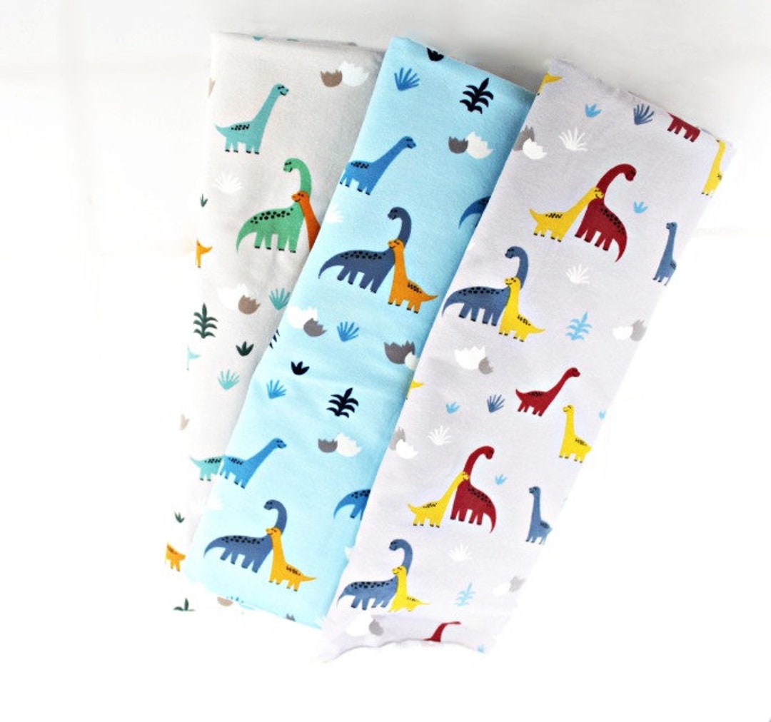 Dinosaur Jersey Fabric, 150 Cm Wide Tshirt Dressmaking Fabric