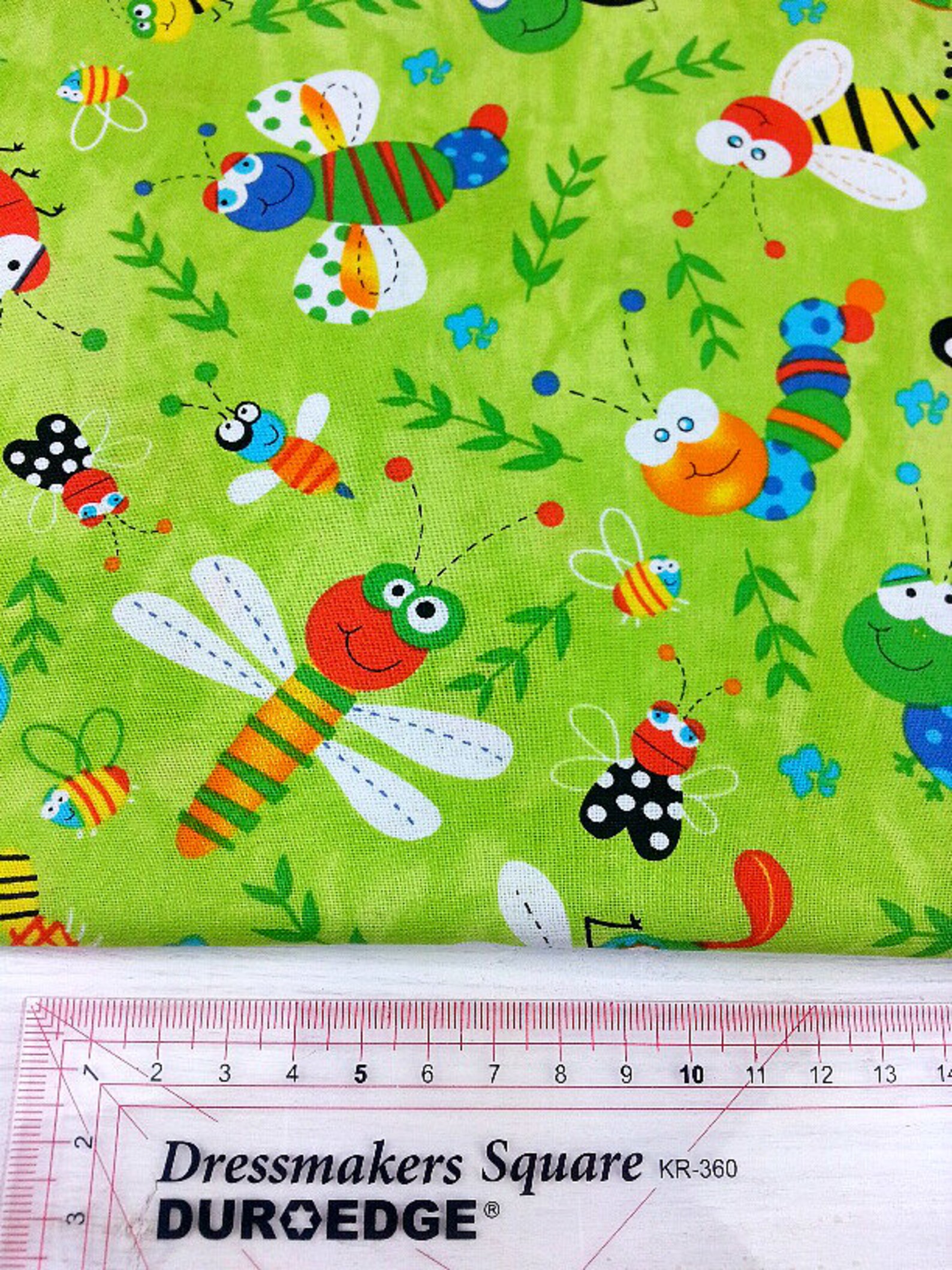 Bugs Fabric Insects Fabric 100 Cotton Kids Fabric High Etsy