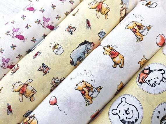 Winnie Pooh Fabric Cotton, Disney Fabric Winnie