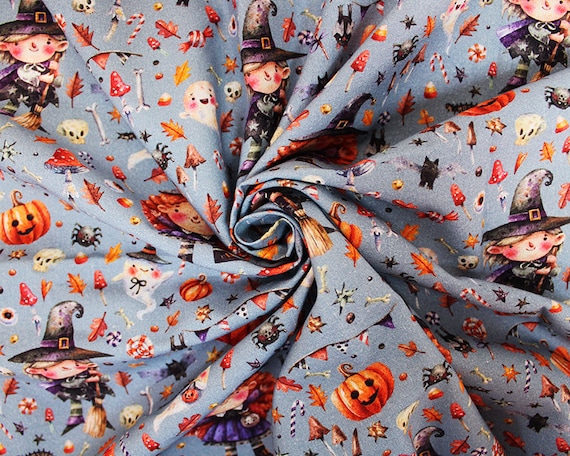 Pure Country Weavers Halloween-Decke – 72 X 54 Cm, Baumwolle, Kuschelig Mit Hexen-Motiv