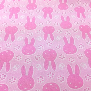Bunny Fabric, Rabbit Fabric, Cotton Fabric, Animal Fabric, Baby Girl Fabric, Quilting Fabric, Kids Fabric, Nursery Fabric, Spring Fabric