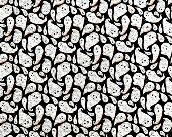 Halloween-spöktyg, 100 % bomull, quiltmaterial, läskigt tyg, skräcktyg, sömnads- och hobbytyg från Fat Quarter/Halvmeter/Meter