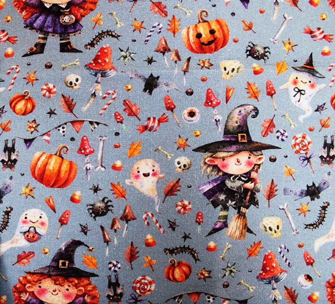 Pure Country Weavers Halloween-Überwurf 'Hexe Society' – 72x54 Cm, Baumwolle, Gewebt, USA