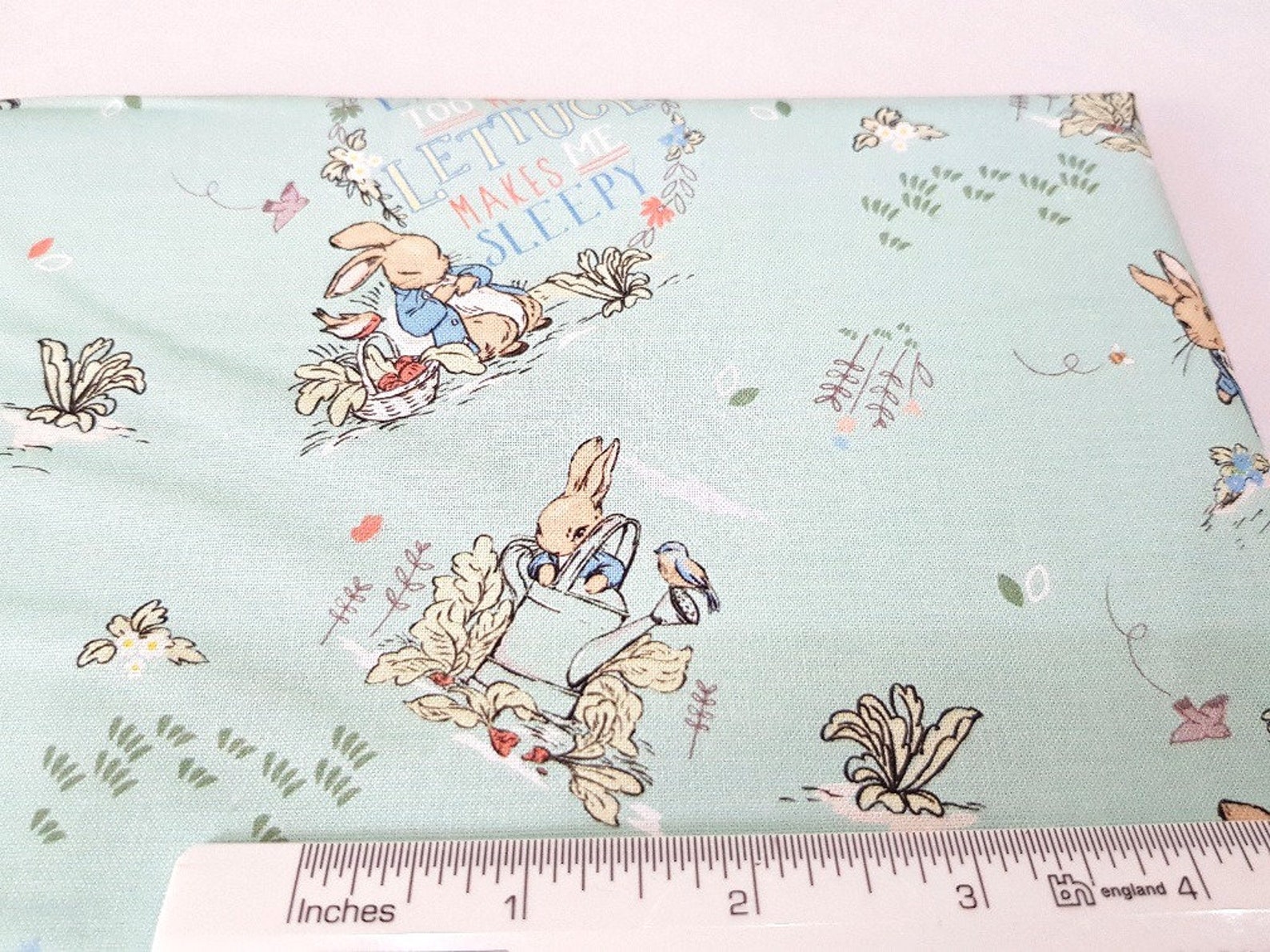 Peter rabbit fabric 100 cotton quilting sewing fabric etsy uk