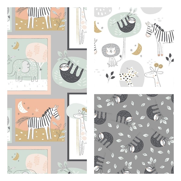 Jungle Print Fabric Etsy