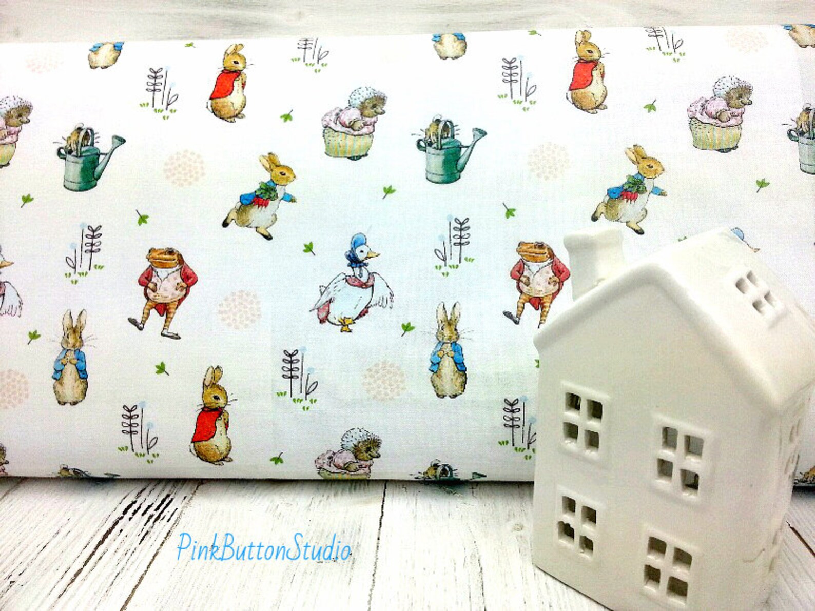 Peter Rabbit Fabric Beatrix Potter Fabric 100% Cotton Baby - Etsy