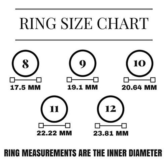 Silicone Ring Size Chart