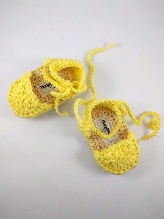 yellow baby girl shoes