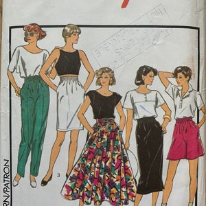1986 Style Pattern 4727. Size 8, 10 & 12