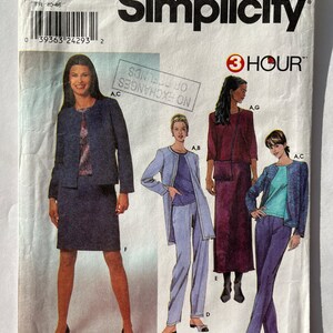 OSKRIT 2000 Simplicity Mönster 9399. Storlek 12, 14, 16, 18
