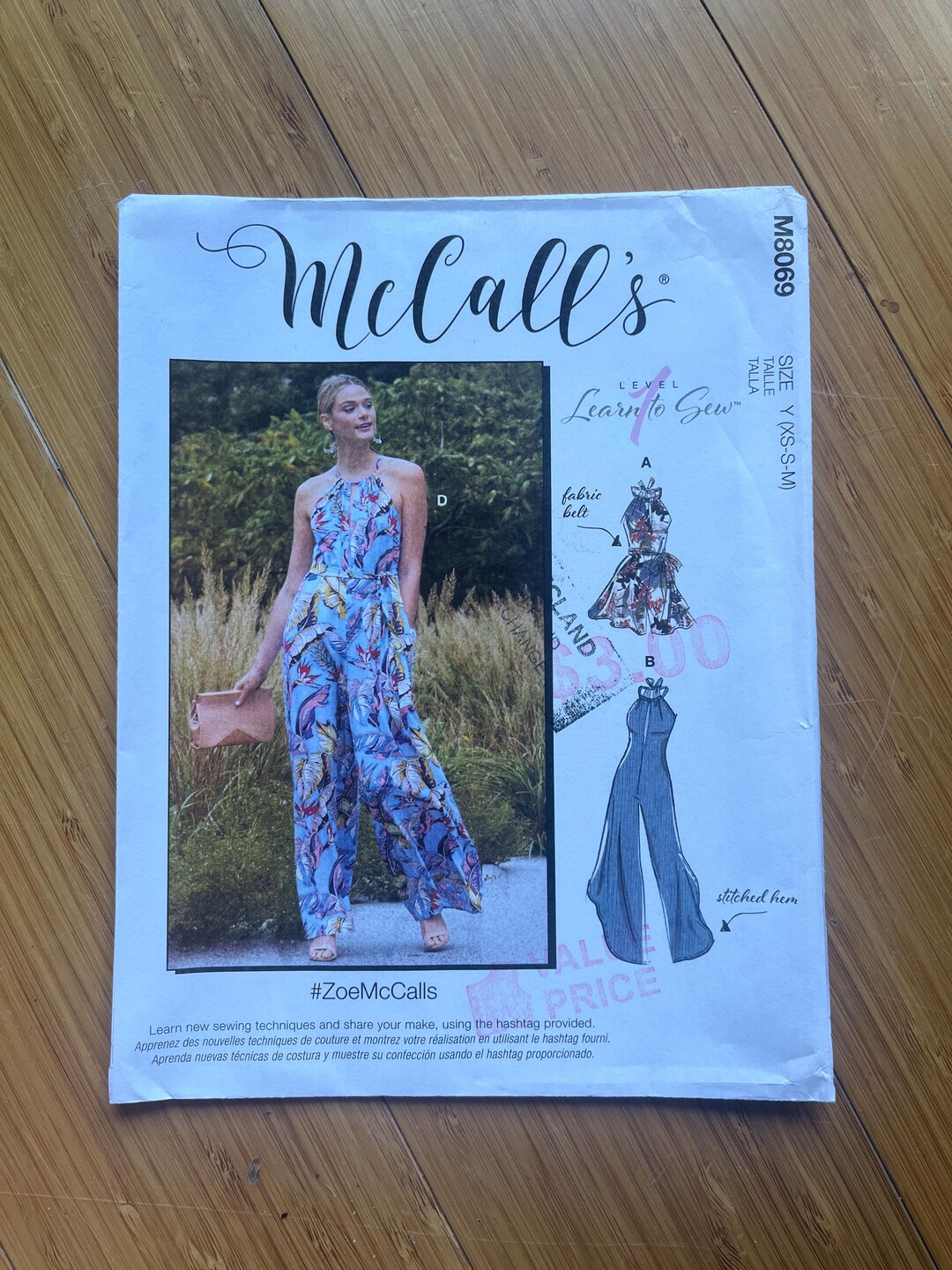 UNCUT 2020 Mccalls Pattern 8069. Sizes XS, S, M - Etsy