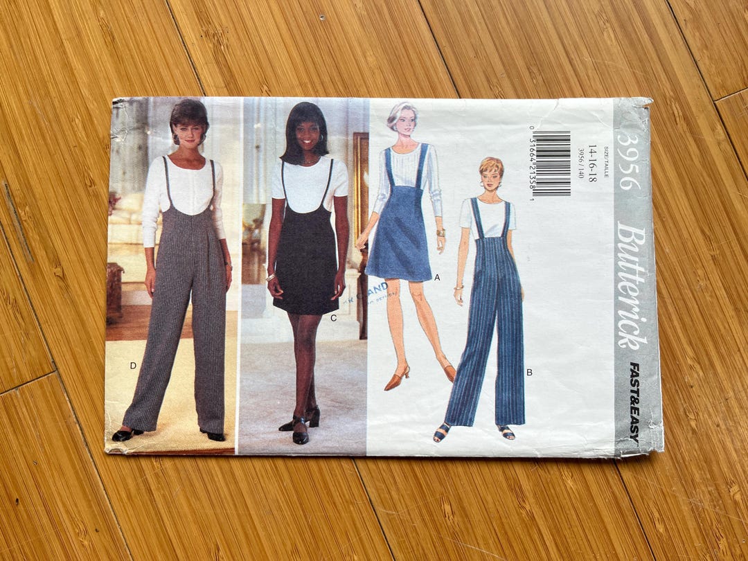 UNCUT 1995 Butterick Pattern 3956. Size 14, 16, 18 - Etsy