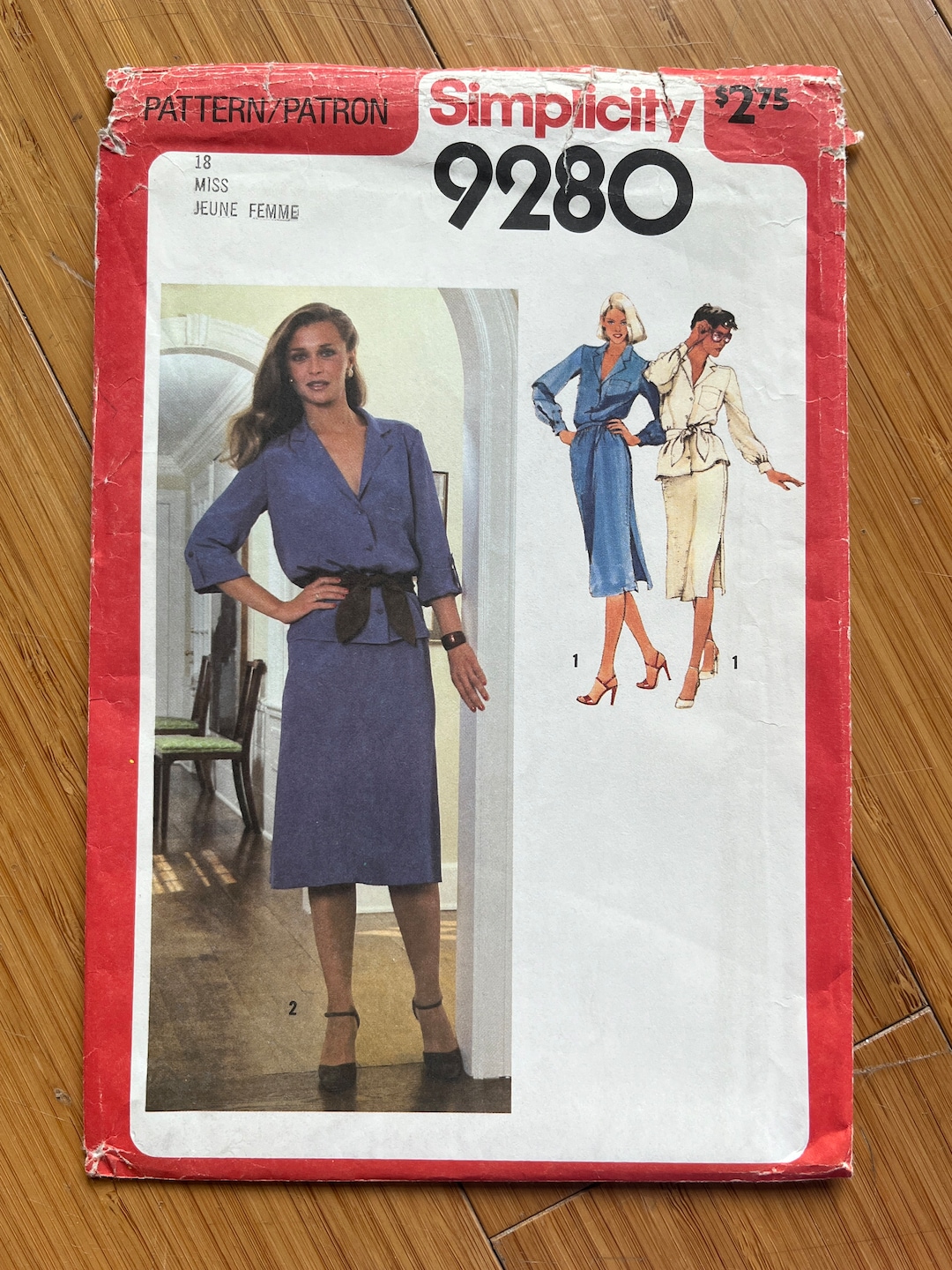 V1979 Pattern UNCUT 1979 Simplicity Pattern 9280. Sizes 18, Bust 40 - Etsy