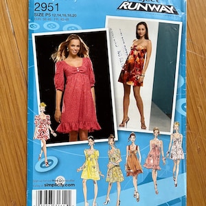 UNCUT 2008 Simplicity Pattern 2951. Taglie 12, 14, 16, 18, 20