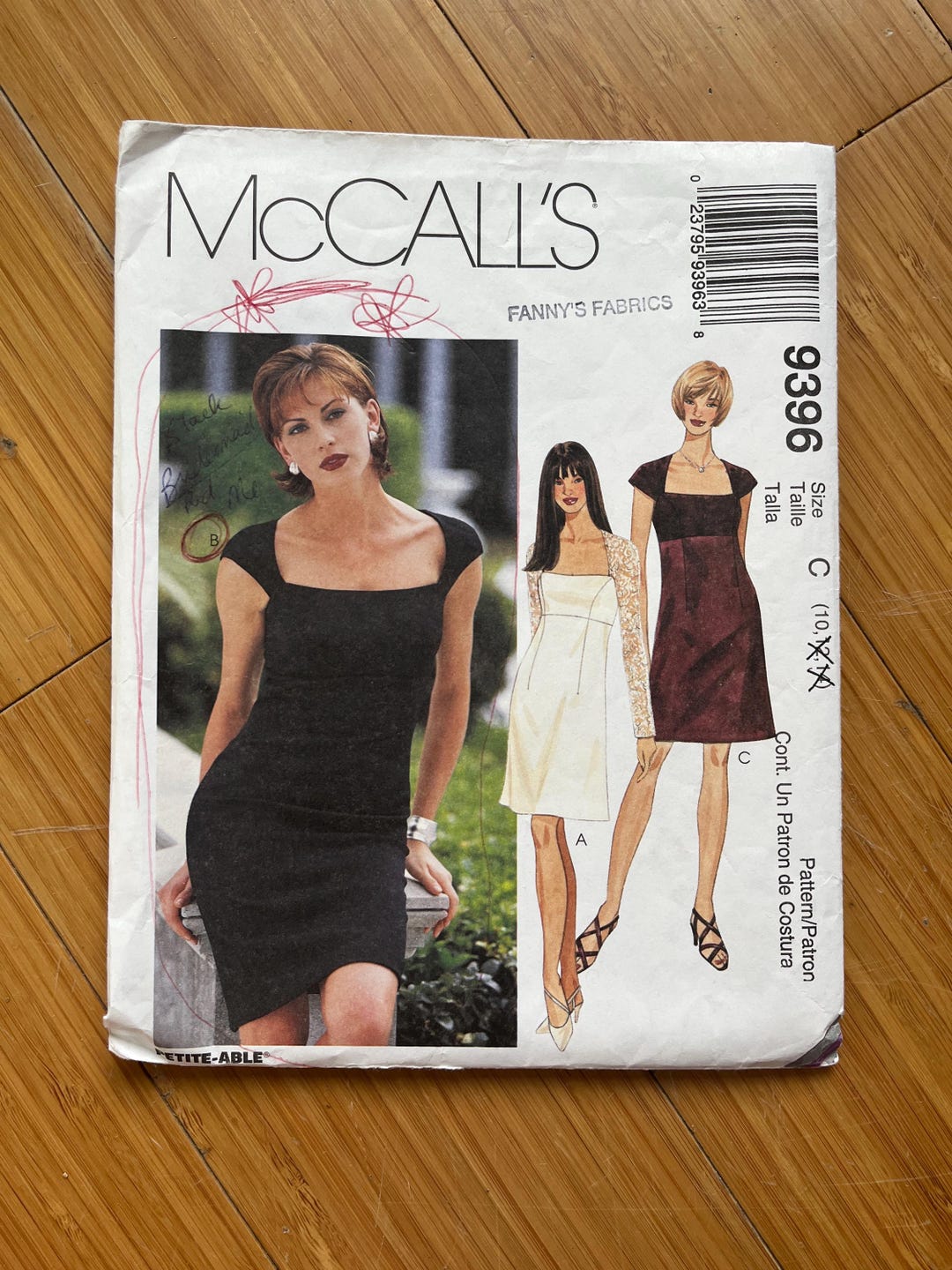 1998 Mccalls Pattern 9396. Sizes 10, Bust 32.5 - Etsy