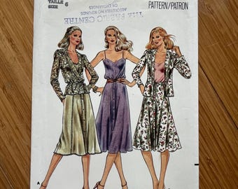 UNCUT 1980 Wzór Butterick 3132. Rozmiar 6, Biust 30,5