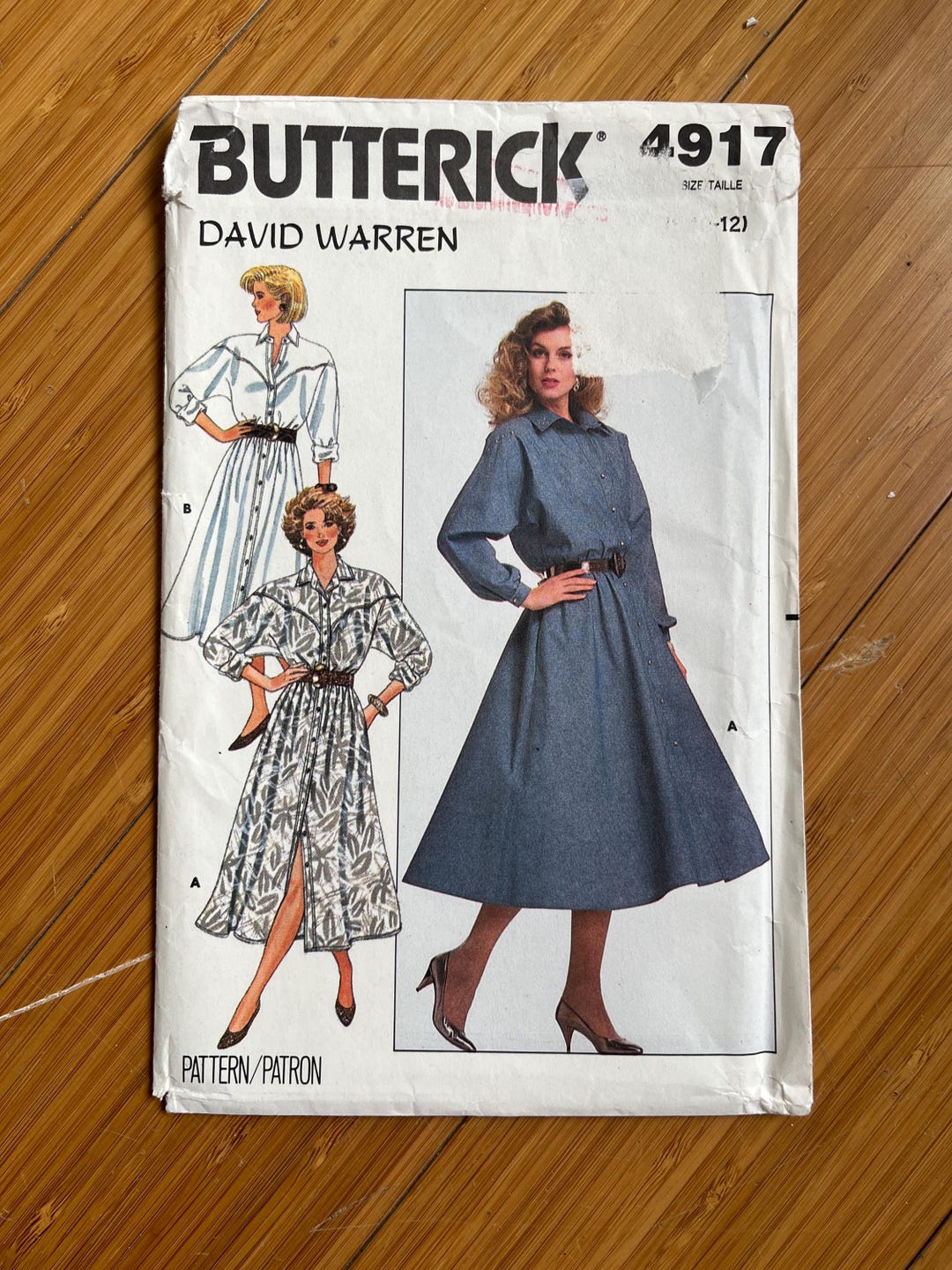 UNCUT 1984 Mccalls Pattern 4917. Sizes 8, 10, 12 - Etsy