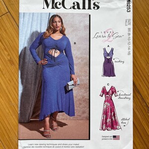 May include: Sewing pattern for a dress with a functional drawstring and a stitched hem. The pattern is for sizes B5 (8-10-12-14-16). The pattern is designed and printed in the USA. Learn to Sew Level 2.