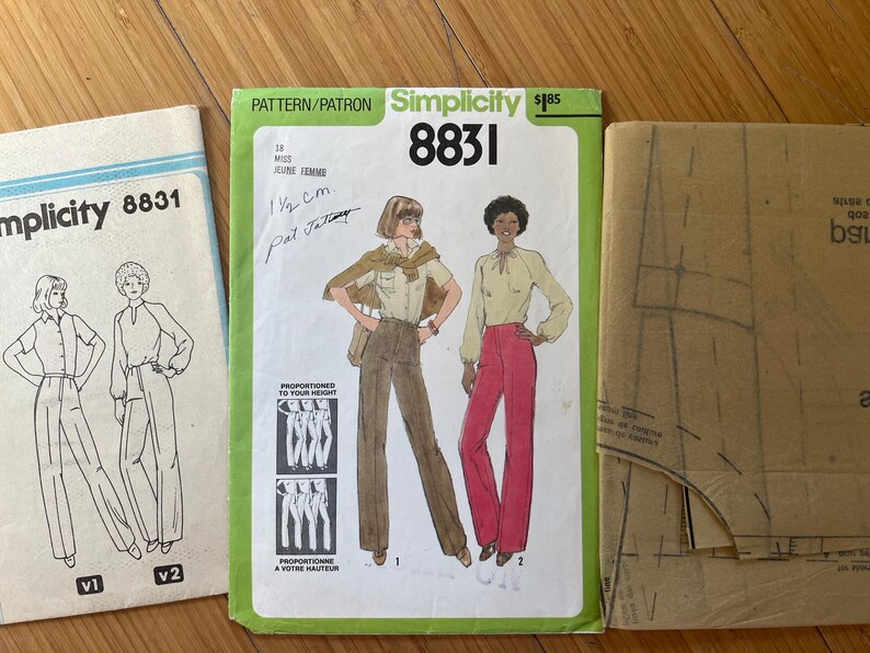 1979 Simplicity Pattern 8831. Size 18 - Etsy