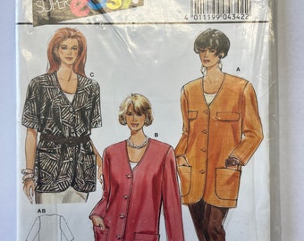 UNCUT 1990's Burda Pattern 4342. Size 110, 12, 14, 16, 18, 20