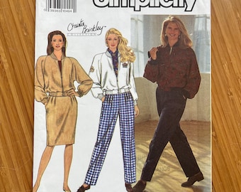 UNCUT 1990 Simplicity Pattern 9869. Size 10, 12, 14, 16 - Etsy Israel
