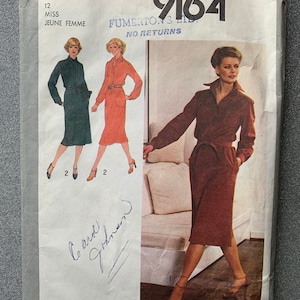 1979 Simplicity-mönster 9164. Storlek 12, Byst 34