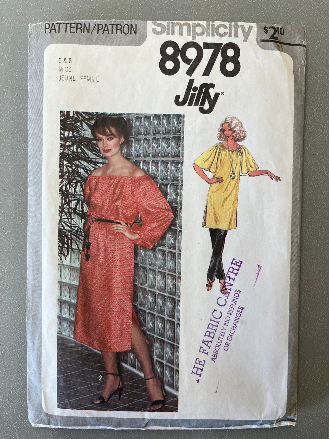 1979 Simplicity Pattern 8978. Size 6 - Etsy