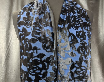 Midnight blue Colour Viscose Poly Double Scarf by EAST 70" x 7 1/2" new with tags
