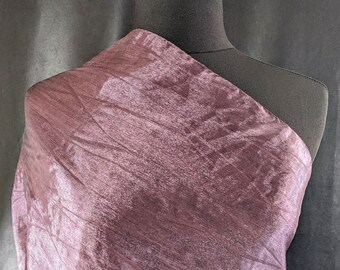 Lovely Vintage Purple organza double-sided scarf for The John Lewis  Partnership 62"x 13"