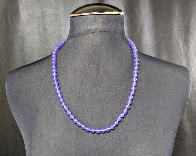 Lovely Vintage faux Amethyst Stones Necklace by Trifari Jewellery