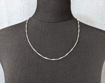 Lovely Vintage Silver-tone Link Necklace by Sarah Coventry Jewellery
