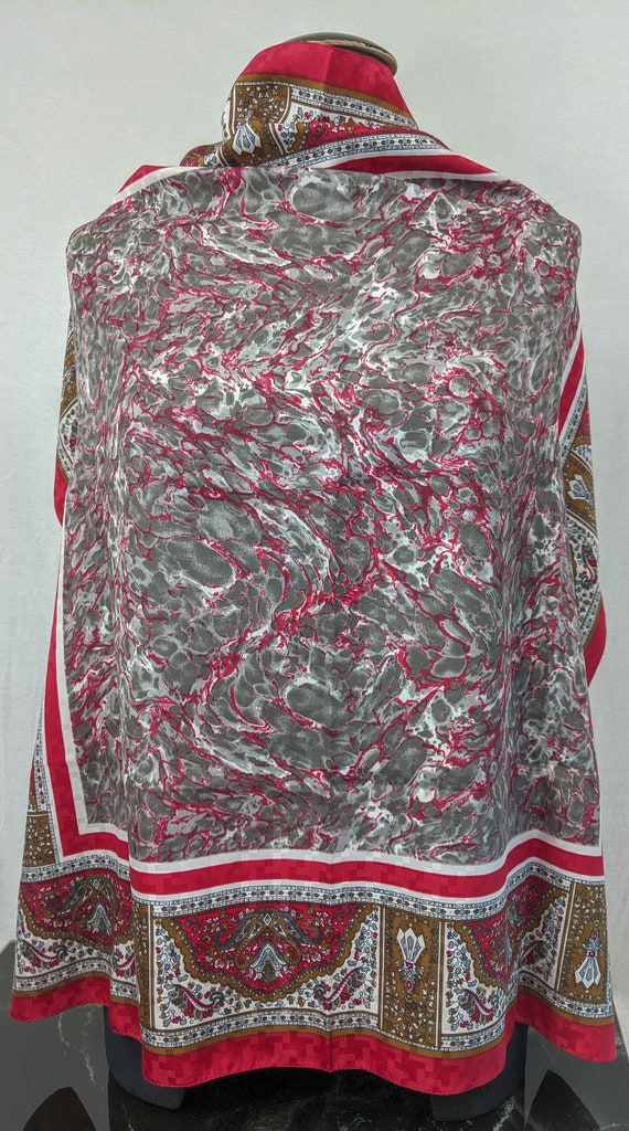 Lovely Jam, Silver sand Colour Poly Scarf by Tie for Rack made in Italy 29"x 29"