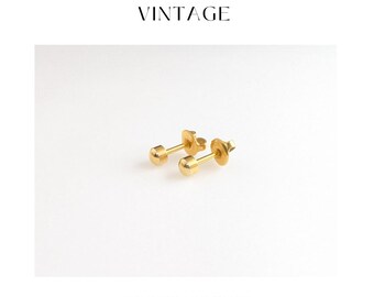 Golden Glimmer Jewellery: Miniature Luxe Stud Earrings