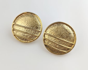 Classic Vintage Jewellery Gold-tone Studs Earrings
