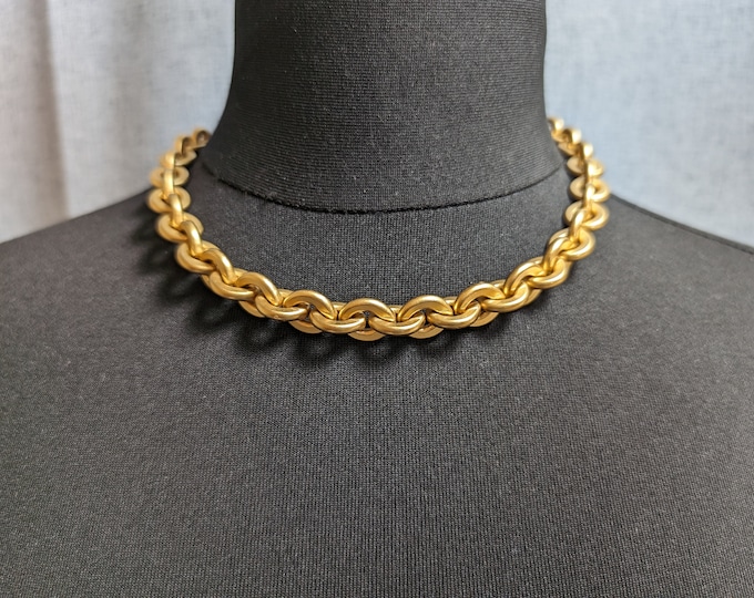 Lovely Vintage Large Chain Necklace by MDB Jewellery