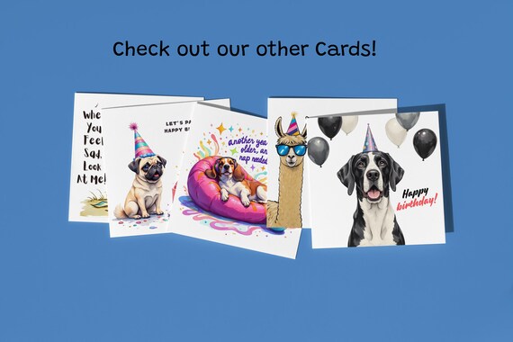 Biglietto Di Compleanno Con Cani WBdesignz – Have A Pawsome Birthday – A6 Con Busta In Kraft