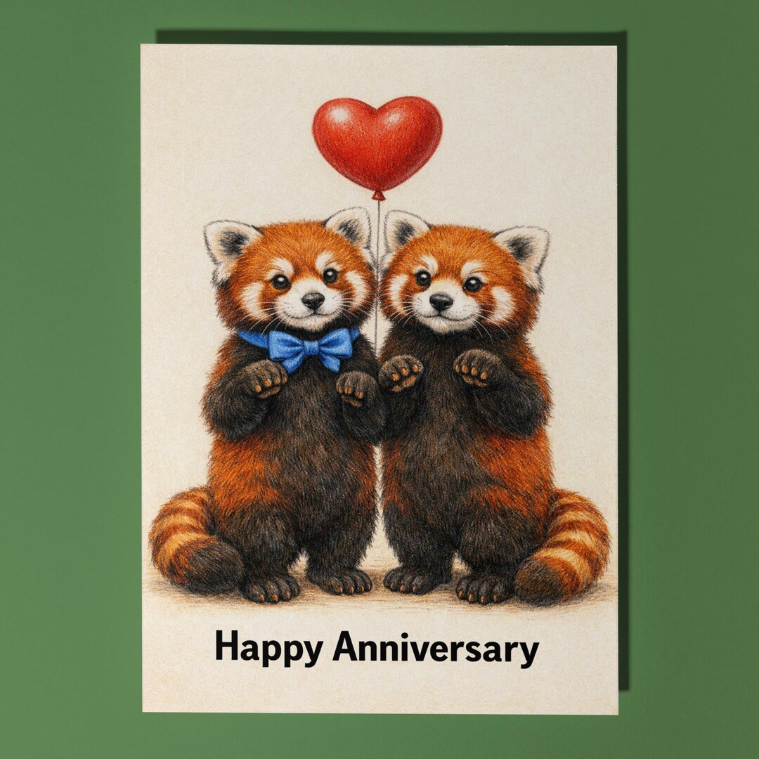 Hug A Red Panda Animal Hugs Collection Two Red Pandas: Sweet and Red-y for Love Happy ...