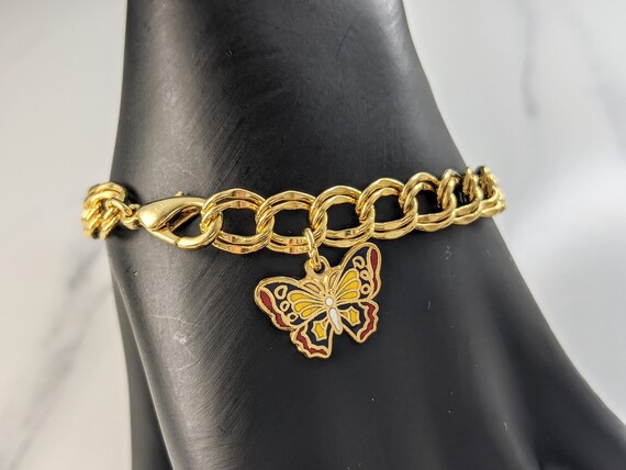 Butterfly Gold Delicate Bracelet