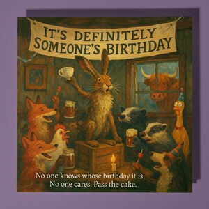 Scottish Collection Happy Birthday Card - Funny Animal - Premium wenskaart envelop - gepersonaliseerde hondenkaart - zus dochter vriend vader