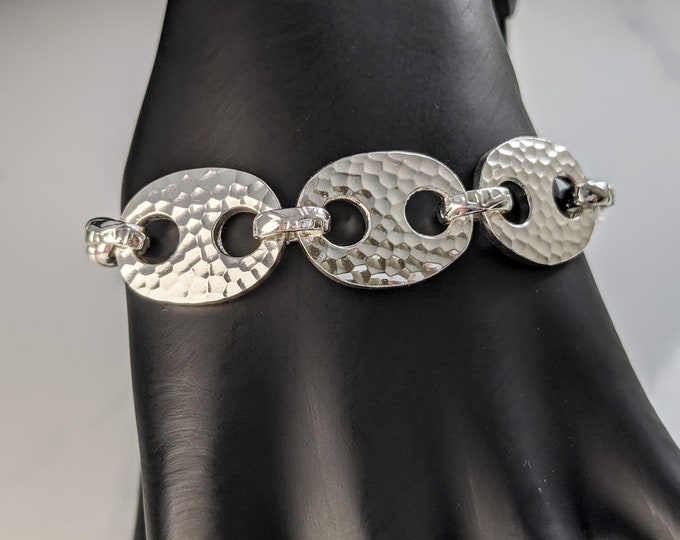 Lovely Vintage Silver-tone Link Bracelet from Anne Klein Jewellery