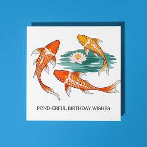 Handgemaakte koivissenvijver-Erful Verjaardagswensen Happy Birthday Card Funny Animal Card Animal Lovers Premium wenskaart witte envelop